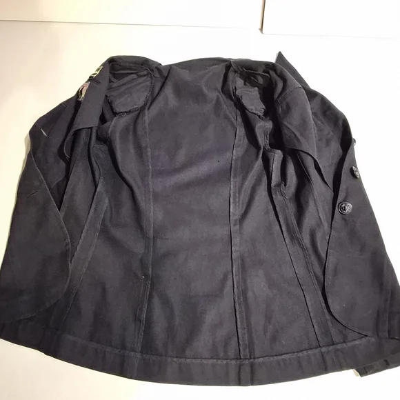 Vtg 50s US Navy WAVES Wool Jacket Halle Bros Co. Nautical Blazer - Picture 8 of 10